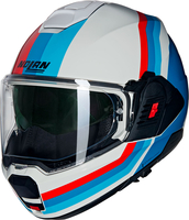 Nolan N120-1 Lineo 347,  modular helmet,  color: Blue/White/Red,  size: XXL
