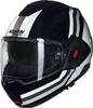 Nolan N120-1 Lineo 348,  modular helmet,  color: White/Black/Grey,  size: S