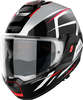 Nolan N120-1 Nightlife N-Com,  modular helmet,  color: Black/White/Red,  size: M