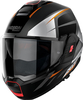 Nolan N120-1 Nightlife N-Com,  modular helmet,  color: Matt Black/Grey/Orange,  size: L