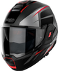 Nolan N120-1 Nightlife N-Com,  modular helmet,  color: Matt Black/Grey/Red,  size: M