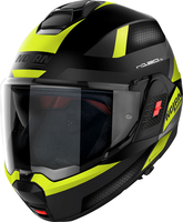Nolan N120-1 Subway N-Com,  modular helmet,  color: Matt Black/Yellow,  size: S