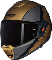 Nolan N120-1 Verniciatura Speciale 342,  modular helmet,  color: Dark Beige/Dark Grey/Black,  size: XXL