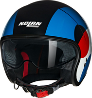 Nolan N21 Bicromo 345,  open face helmet,  color: Black/Blue/Red/White,  size: S