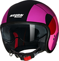 Nolan N21 Bicromo 346,  open face helmet,  color: Black/Purple/Pink/Dark Red,  size: XS