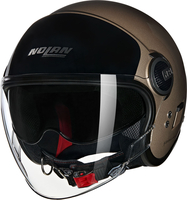 Nolan N21 Visor Verniciatura Speciale 341,  open face helmet,  color: Beige/Black,  size: M