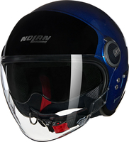 Nolan N21 Visor Verniciatura Speciale 341,  open face helmet,  color: Dark Blue/Black,  size: L