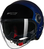 Nolan N21 Visor Verniciatura Speciale 341,  open face helmet,  color: Dark Blue/Black,  size: XL