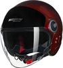 Nolan N21 Visor Verniciatura Speciale 341,  open face helmet,  color: Dark Red/Black,  size: L