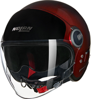 Nolan N21 Visor Verniciatura Speciale 341,  open face helmet,  color: Dark Red/Black,  size: S