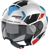 Nolan N30-4 T Blazer,  jet helmet,  color: White/Turquoise/Red/Black,  size: XL