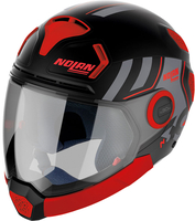 Nolan N30-4 VP Parkour,  modular helmet,  color: Matt Red/Grey/Black,  size: XL