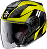 Nolan N40-5 Crosswalk N-Com,  jet helmet,  color: Neon-Yellow/Black/White,  size: M
