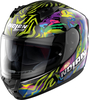 Nolan N60-6 Barrio,  integral helmet,  color: Black/Blue/Purle/Yellow,  size: XS