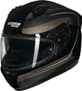 Nolan N60-6 Ermetico 344,  full face helmet,  color: Dark Beige/Black,  size: XL