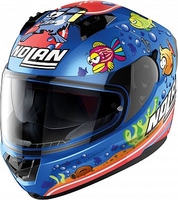 Nolan N60-6 Gemini Replica M. Melandri Aquarium,  integral helmet