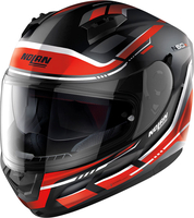 Nolan N60-6 Lancer,  integral helmet,  color: Matt Black/Red/White,  size: L