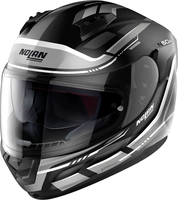 Nolan N60-6 Lancer,  integral helmet,  color: Matt Black/White/Light Grey,  size: XXL