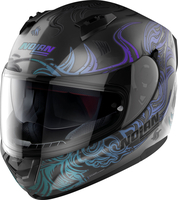 Nolan N60-6 Muse,  integral helmet,  color: Matt Black/Grey/Purple/Green,  size: XS