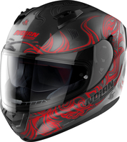 Nolan N60-6 Muse,  integral helmet,  color: Matt Black/Grey/Red,  size: XS