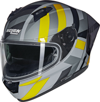 Nolan N60-6 Sport Dinamico 344,  full face helmet,  color: Grey/Dark Grey/Yellow/Black,  size: M