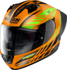 Nolan N60-6 Sport Hotfoot,  integral helmet,  color: Orange/Black/Light Green,  size: M