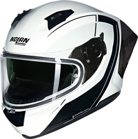 Nolan N60-6 Sport Mesmerico 341,  full face helmet,  color: White/Black,  size: S