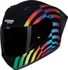 Nolan N60-6 Sport Policromo 343,  full face helmet,  color: Black/Red/Green/Blue/Yellow,  size: L