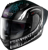 Nolan N60-6 Sport Ravenous,  integral helmet,  color: Matt Black/White/Purple/Green,  size: XXS