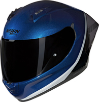 Nolan N60-6 Sport Verniciatura Speciale 343,  full face helmet,  color: Dark Blue/Black/Light Grey,  size: M