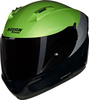 Nolan N60-6 Verniciatura Speciale 341,  full face helmet,  color: Black/Light Green/Grey,  size: S