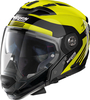 Nolan N70-2 GT Jetpack N-Com,  modular helmet,  color: Black/Grey/Yellow,  size: M