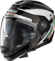 Nolan N70-2 GT Jetpack N-Com,  modular helmet,  color: Black/White/Red/Green,  size: L