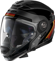 Nolan N70-2 GT Jetpack N-Com,  modular helmet,  color: Matt Black/Grey/Orange,  size: XL