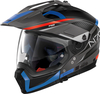 Nolan N70-2 X Earthquake N-Com,  modular helmet,  color: Matt Black/Grey/Red/Blue,  size: XL