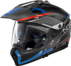 Nolan N70-2 X Earthquake N-Com,  modular helmet,  color: Matt Dark Blue/Red/Black/Dark Grey,  size: XL