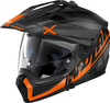 Nolan N70-2 X Mirage N-Com,  modular helmet,  color: Matt Orange/Black/Dark Grey,  size: M