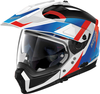 Nolan N70-2 X Skyfall N-Com,  modular helmet,  color: Black/White/Red/Blue,  size: M