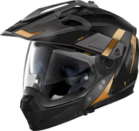 Nolan N70-2 X Skyfall N-Com,  modular helmet,  color: Matt Black/Grey/Gold,  size: L
