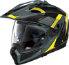 Nolan N70-2 X Skyfall N-Com,  modular helmet,  color: Matt Black/Grey/Yellow,  size: L