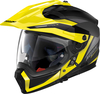 Nolan N70-2 X Stunner N-Com,  modular helmet,  color: Matt Black/Grey/Neon-Yellow,  size: L