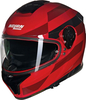 Nolan N80-8 Alfiere 346,  full face helmet,  color: Red/Dark Red/Black,  size: XL