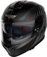 Nolan N80-8 Kosmos N-Com,  integral helmet,  color: Matt Black/Dark Grey,  size: S