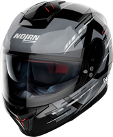 Nolan N80-8 Meteor N-Com,  integral helmet,  color: Black/Dark Grey,  size: L