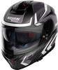 Nolan N80-8 Rumble N-Com,  integral helmet,  color: Matt Black/White/Grey,  size: M