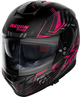 Nolan N80-8 Turbolence N-Com,  integral helmet,  color: Mat Black/Grey/Pink,  size: XXS
