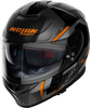 Nolan N80-8 Wanted N-Com,  integral helmet,  color: Matt Black/Grey/Orange,  size: XL