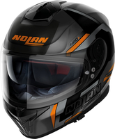 Nolan N80-8 Wanted N-Com,  integral helmet,  color: Matt Black/Grey/Orange,  size: XL