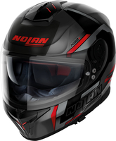 Nolan N80-8 Wanted N-Com,  integral helmet,  color: Matt Black/Grey/Red,  size: S