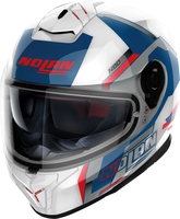 Nolan N80-8 Wanted N-Com,  integral helmet,  color: White/Blue/Red,  size: M